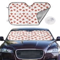 thumbnail image 3 of Lsque Hand Drawn Watermelon Car Windshield Sun Shade | Accordion Folding Style Auto Shade for Car Truck SUV Van | Blocks UV Rays Sun Visor Protector | Medium, 3 of 7
