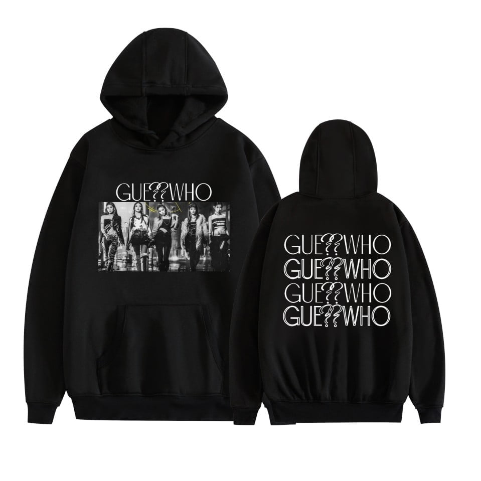 GUE Double Sided Pattern Hoodies For Unisex Vintage