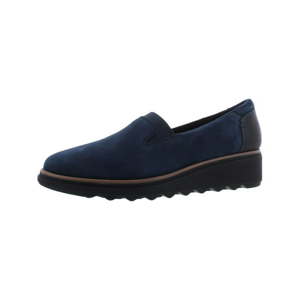 recommend Death jaw exhibition Clarks Women's Sharon Dolly Slip On Ortholite Wedge Loafer Navy Size 9.5 -  Walmart.com