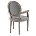 thumbnail image 3 of Modway Emanate Vintage French Upholstered Fabric Dining Armchair, 3 of 5