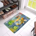 thumbnail image 3 of MKHERT Watercolor Three Carp Koi Fish and Lilies Painting Doormat Rug Home Decor Floor Mat Bath Mat 23.6x15.7 inch, 3 of 3