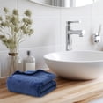 thumbnail image 5 of Summer Savings Clearance! Boovnll Bath Towels, 28x55" Super Soft & Highly Absorbent Solid Color Velvet Towels, Quickly Dry Microfiber for Bathroom, Hotel, Pool, Gym, Spa, Beach, Towels for Bathroom, 5 of 6