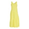 thumbnail image 4 of Time and Tru Women's Midi Tank Dress, 4 of 5