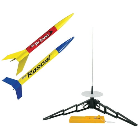 Estes Rascal/HiJinks Flying Model Rocket Launch (Best Model Rocket Fin Design)