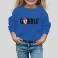 thumbnail image 4 of Ccpelsie Boys and Toddlers' Regular Fit Crew Neck Sweatshirt Pullover Fall Winter Top for Kids(Blue,5-6 Years), 4 of 4
