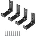 thumbnail image 1 of Gancho para colgar montado en la pared de aleación de aluminio Ganchos plegables para colgar en la pared 90° Con tornillos para cocina, baño, puerta de pared, armario, vestidor montado en la pared R,1 Afortunado Sencillez, 1 of 5