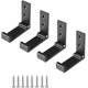 thumbnail image 1 of Gancho para colgar en la pared de aleación de aluminio, gancho plegable para colgar en la pared 90 y grados; con tornillos para cocina, baño, puerta de pared, armario para montar en la pared R Feliz Sencillez, 1 of 5