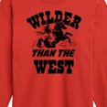 thumbnail image 3 of Instant Message - Wilder Than The West - Toddler & Youth Long Sleeve Graphic T-Shirt, 3 of 6