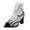 White, variant on Anuirheih Women's Ladies Fashion Peep Toe Hollow Out Lace Chunky High Heel Shoes Sandals Women (White)