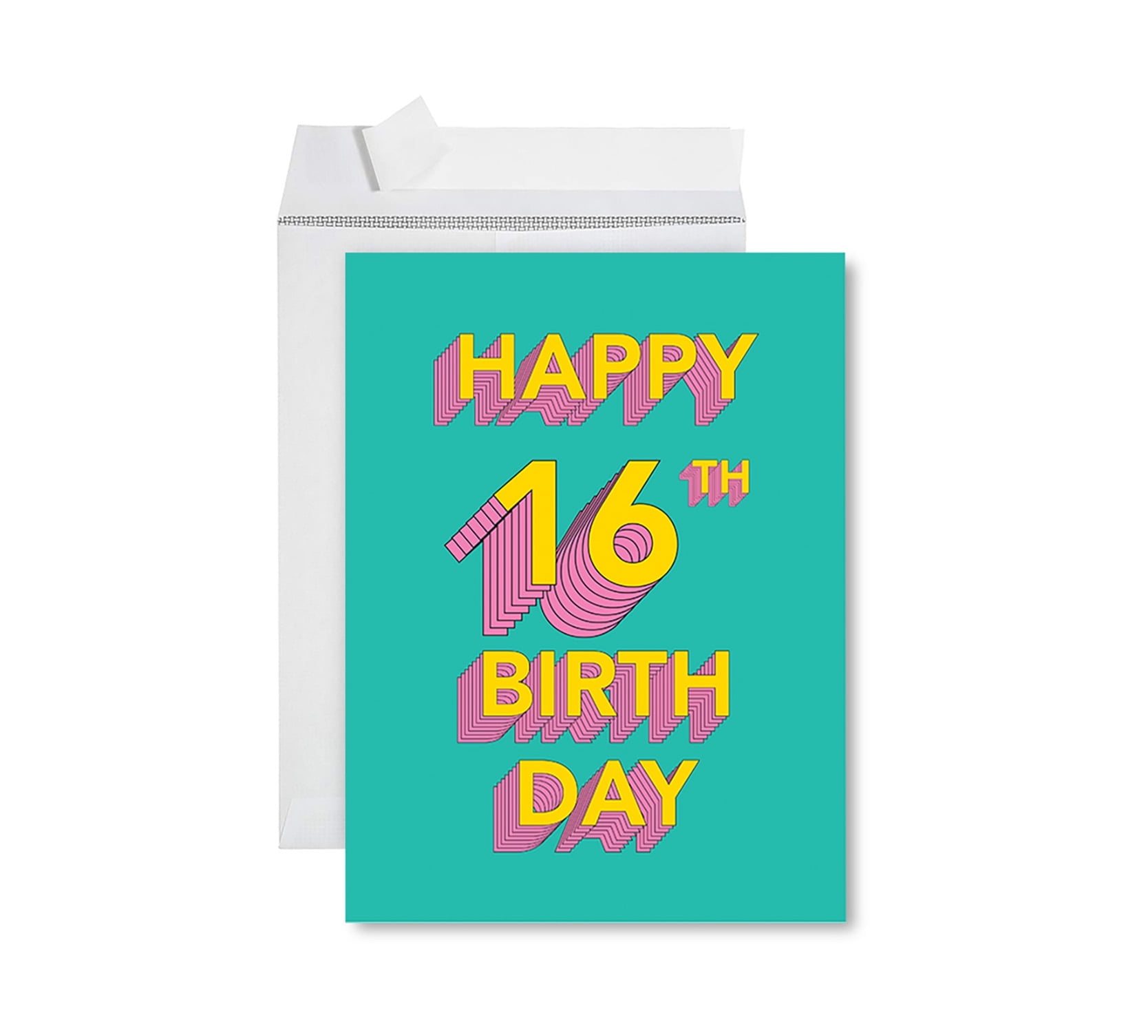 Bsb - 50th Birthday Card - Nature Card - Sustainable Birthday Cards - Birthday Cards With Envelope - Birthday Card Women & Men - Greeting Card 15.5 X 15.5 Cm - View #3