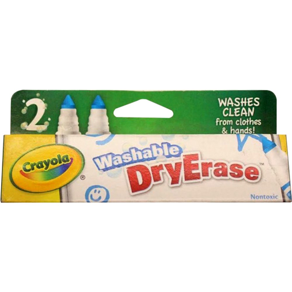 Crayola 2ct Blue Dry Erase Marker