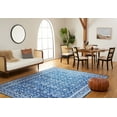 thumbnail image 5 of SAFAVIEH Brentwood Gillian Floral Area Rug, Navy/Light Gray, 4' x 6', 5 of 12