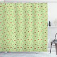 thumbnail image 1 of Ambesonne Garden Shower Curtain, Doodle Bugs on Leaves, 69"Wx70"L, Multicolor, 1 of 3