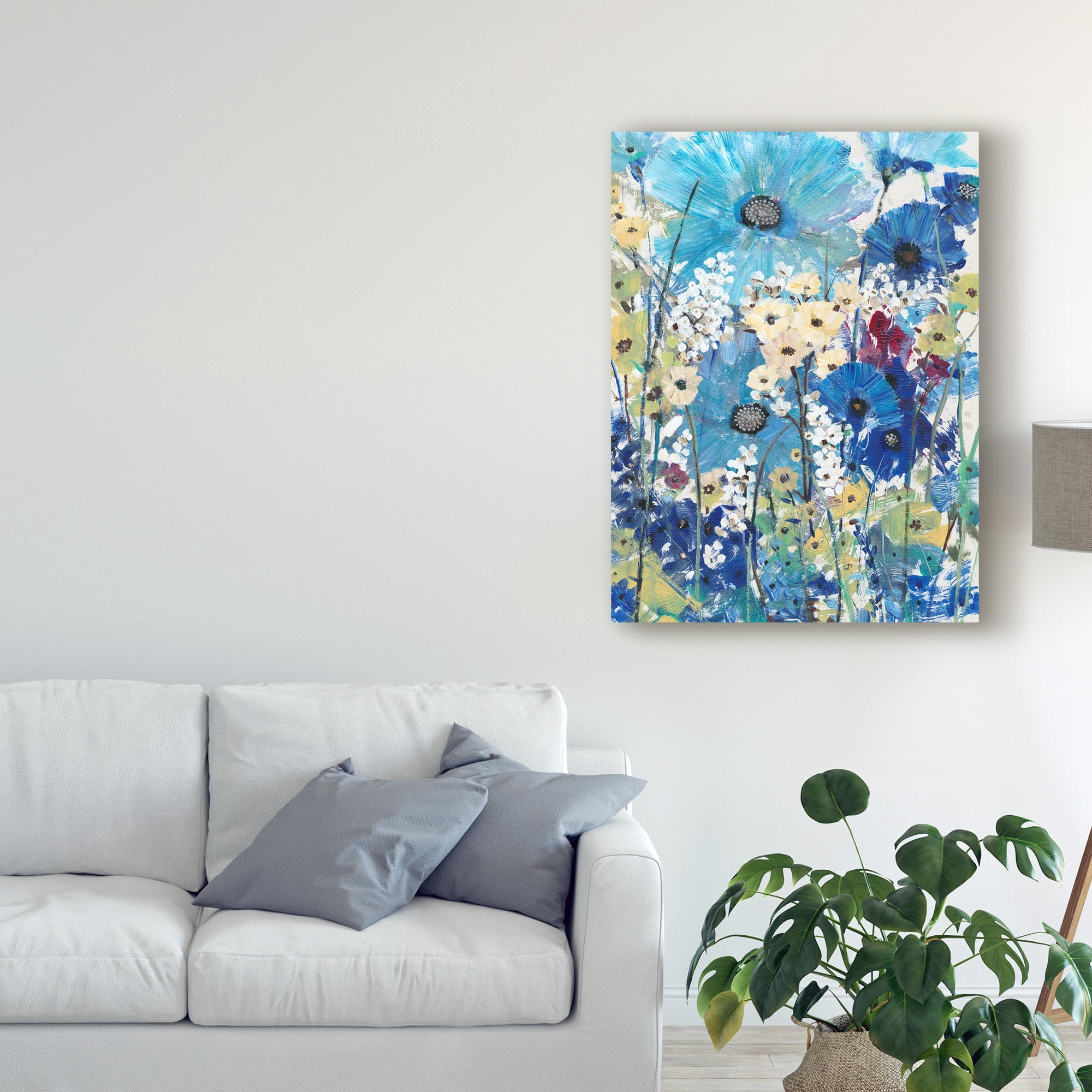 Garden Blues II' Canvas Art by Tim OToole