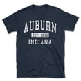 thumbnail image 1 of Auburn Indiana Classic Established Men's Cotton T-Shirt, 1 of 1