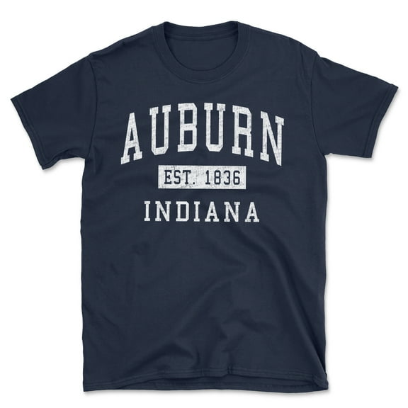 Auburn Indiana Classic Established Men's Cotton T-Shirt