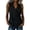 Black, variant on Breezora Women's Tanks, Sleeveless Wrap V-Neck Tie Side Top, Ruched Front Elegant Summer Tank with Self-Tie Closure, Casual Loose Fit