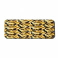 thumbnail image 1 of Abstract Computer Mouse Pad, Cubes and Blocks Form Abstract Style Geometric Digital Graphic Art Pattern, Rectangle Non-Slip Rubber Mousepad Large, 31" x 12", Black Yellow Brown, by Ambesonne, 1 of 2