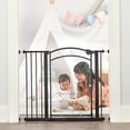 thumbnail image 1 of Puerta de seguridad para bebés Regalo Insight™, incluye puerta transparente, kit de extensión, kit de montaje a presión, copas de pared y kit de montaje, 1 of 5