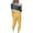 10134#-Yellow, variant on NSLGXD Two Piece Outfits for Women Long Sleeve Crew Neck Pullover Tops Drawstring Elastic Waist Pants Sets Tracksuits Sweatsuits with Pockets