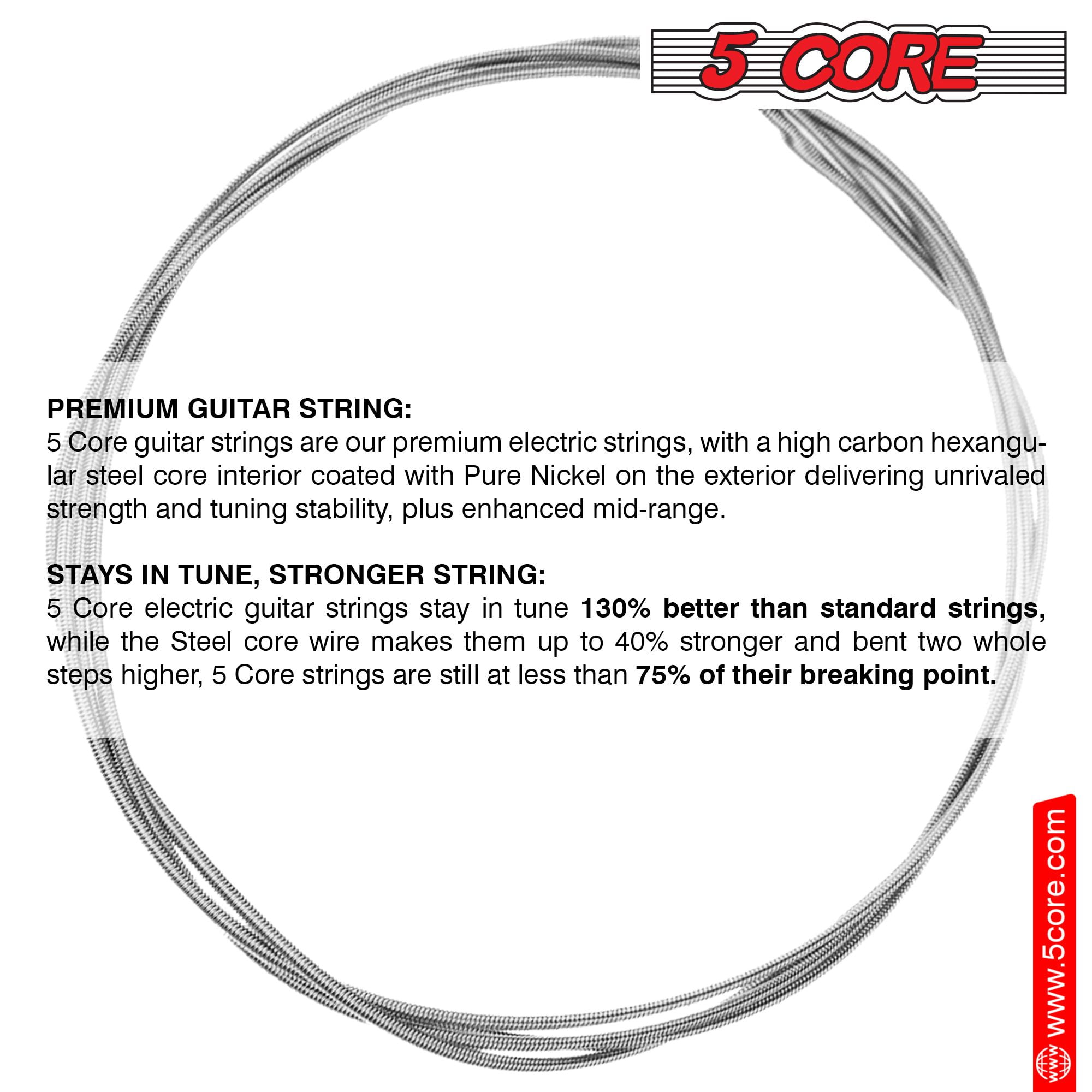 Phosphor Bronze Bass Strings, Extra Light Gauge 4-String Set .045-.100