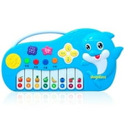 Abigail Baby Einstein Discover & Play Piano Musical Toy, Ages 3 months + For Toddlers, Kids