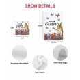thumbnail image 7 of Spring Easter Bunny Kitchen Dish Towels for Drying Dishes Set of 3, Red Floral Botanical Easter Eggs Waffle Weave Microfiber Hand Tea Bathroom Towels Quick Dry & Absorbent Towel 12x12, 7 of 7