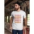 thumbnail image 2 of Bagels Men T-Shirt, Male Large, 2 of 4