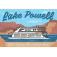 thumbnail image 5 of Lake Powell, Glen Canyon National Recreation Area, Houseboat Beach Scene Press, (12x18 Wrapped Canvas, Wall Decor, Artwork), 5 of 5