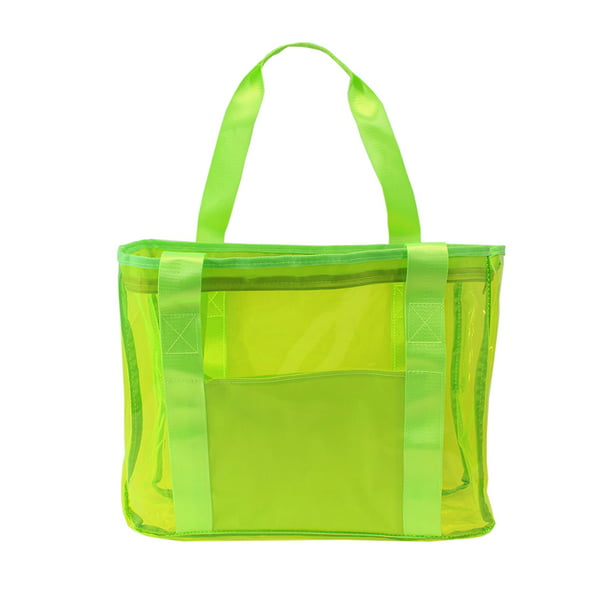 Clear Tote Bag For Beach, Stadium, Tailgating, Work, Shopping - Green - 0 - 0