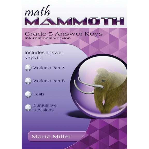 Math Mammoth Grade 5 Answer Keys, International Version, (Paperback)