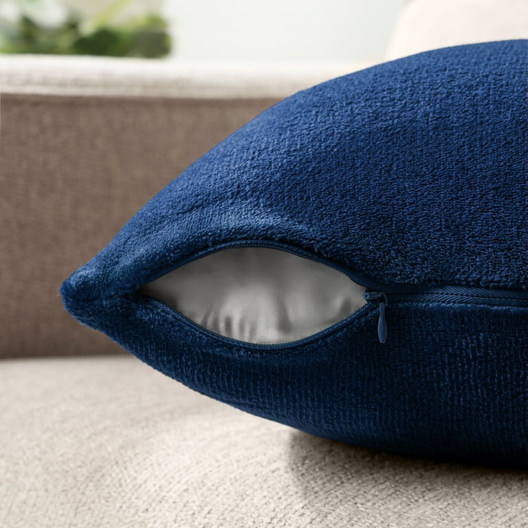 クッションカバー Cushion Cover navy line Amazon.com: Throw Pillow Covers 20x20 in Set of 4 navy blue