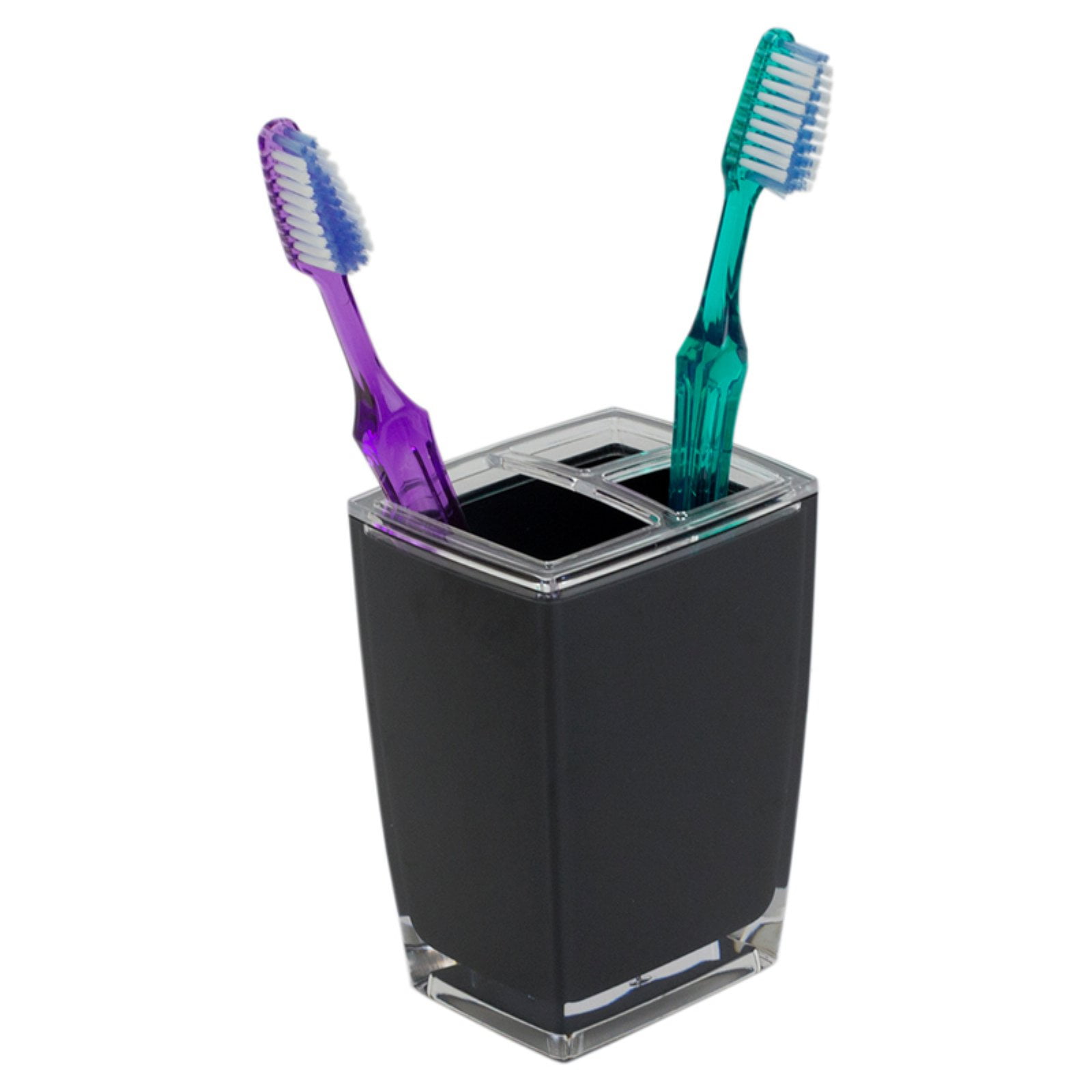 Home Basics Acrylic Toothbrush Holder