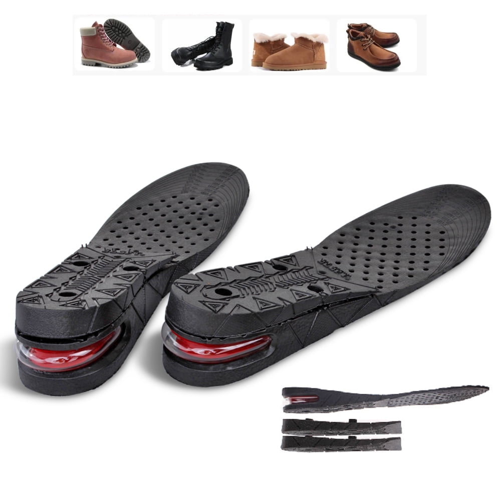 Men Shoes Unisex Memory Lifts Foam Elevator Cushion Height Shoes Pad Insoles 