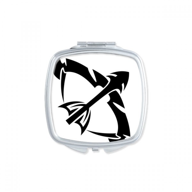Constellation Sagittarius Zodiac Sign Mirror Portable Compact Pocket Makeup Double Sided Glass