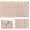 thumbnail image 7 of Sm:)e Pink Farmhouse Woven Rustic Hollow Table Runner, Boho Table Runner 12x48 Inch, Dining Kitchen Home Decor, 7 of 7