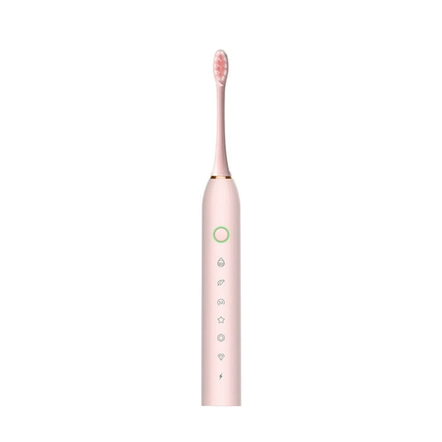 Electric Toothbrush Heads Toothbrush Toothbrush with 4 Brush Heads Smart 6-Speed Timer Toothbrush Ipx7 Toothbrush with Timer