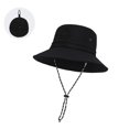 thumbnail image 5 of sususu Sun Bucket Hat for Men Women Fishing Beach Hats for Golf Hiking Outdoor UPF 50+ Black, 5 of 6