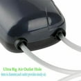 thumbnail image 4 of ALING Dual Outlet Aquarium Air Pump,Quiet Mini Air Pump For Aquarium Fish Tank Oxygen Pump Hydroponic Oxygen Fish Tank Bubbler Adjustable Air Valve-Silent Energy Saving, 4 of 8