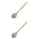 thumbnail image 2 of Naiovety Utensilios de cocina de silicona Mango de Seguro de mano Antióxido Lavable Reutilizable Utensilios de cocina Accesorios de Type1 NO1, 2 of 6