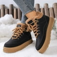 thumbnail image 6 of Women's Boots Winter Boots Lace Up Lined Insulated Round Toe Warm Comfortable Shoes For Cold Weather, 6 of 9