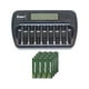 8 Chargeurs de Batterie AA / AAA LCD + 16 Batteries Rayovac NiMH AA 750 mAh – image 1 sur 1