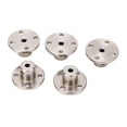 thumbnail image 1 of Rigid Flange Shaft Coupling, 5pcs Flange Shaft Coupling Electroplating Fine Crafted  For Hardware For Mechanical Transmission, 1 of 8