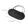 thumbnail image 2 of Shisuyan Sleeping Blinder Black Polyester Cloth Sponge 6Pack 7.3X3.1X0.04In, 2 of 8