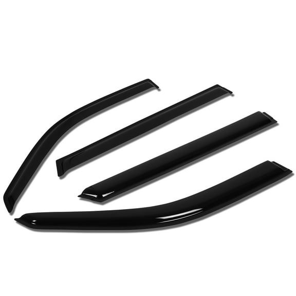 DNA Motoring WVS-T2-0201 For 1996 to 2003 Mercedes -Benz W210 E320 Wagon 4pcs Window Vent Visor Deflector Rain Guard (Dark Smoke) 97 98 99 00 01 02