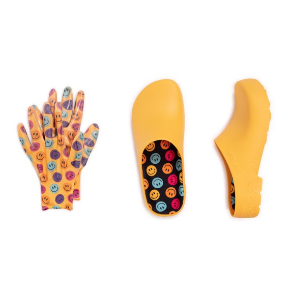 MUK LUKS Women's Garden Clog and Glove Set