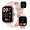 Pink, variant on Smart Watch for Men, 1.85" AMOLED Screen with Bluetooth Call & Voice Control, 110+ Sport Modes, IP68 Waterproof Fitness Tracker for Android iOS, Black