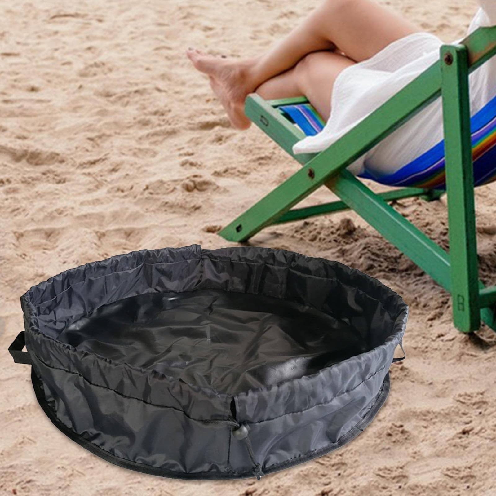 BIZHUA the Swimming Changing Mat Is Blackchanging Mat Storage Bag Changing Mat for Swimming Surfing Equipment Clothing Pool Camping Boating Outdoor Kayaking Sport