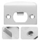 thumbnail image 5 of 2 placas de cierre para cerrojo de seguridad de 1-5/8 pulgadas, placa de relleno para orificio de refuerzo de puerta delantera, 5 of 8
