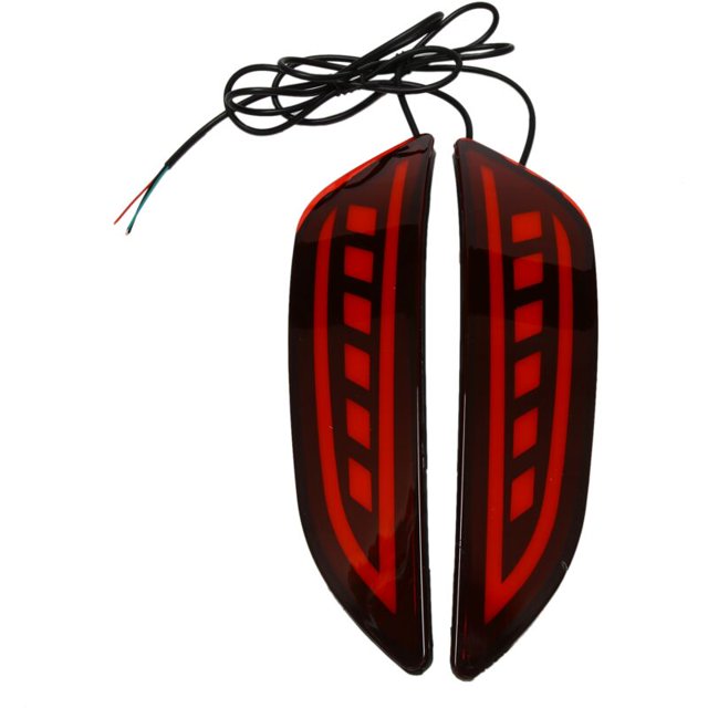 1 par de luces LED reflectoras para parachoques trasero, luz de freno, luz antiniebla compatible con Accent/Hatchback 2011-2014